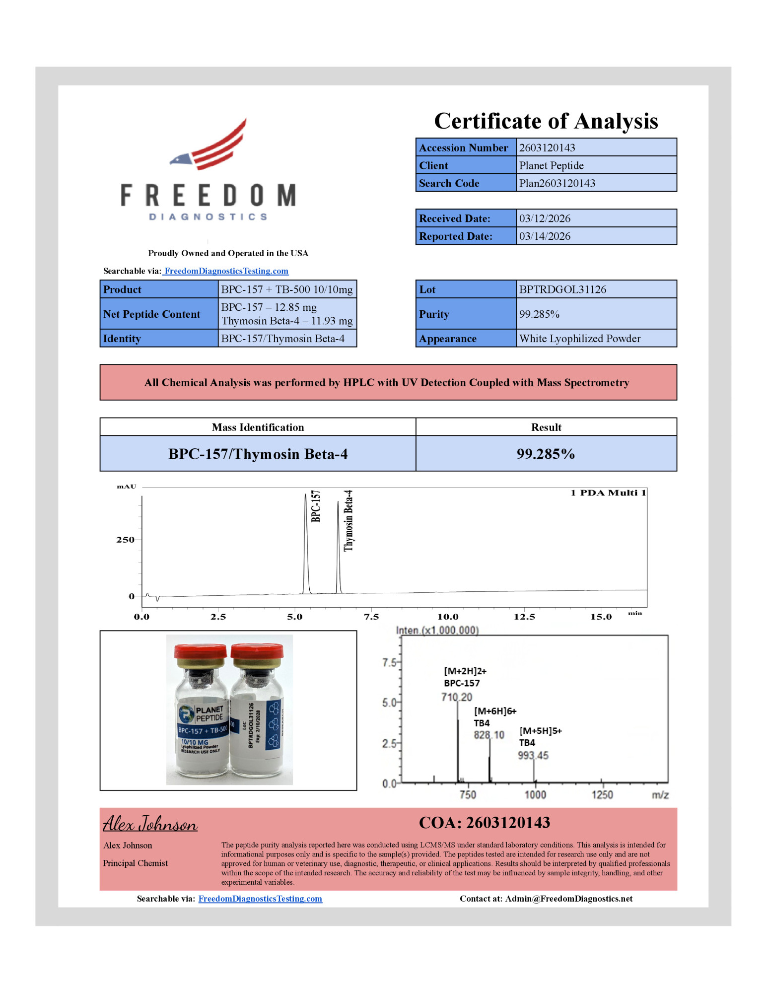 BPC-157+TB-500 10/10MG